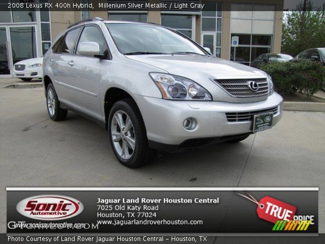 2008 Lexus RX 400h Hybrid in Millenium Silver Metallic