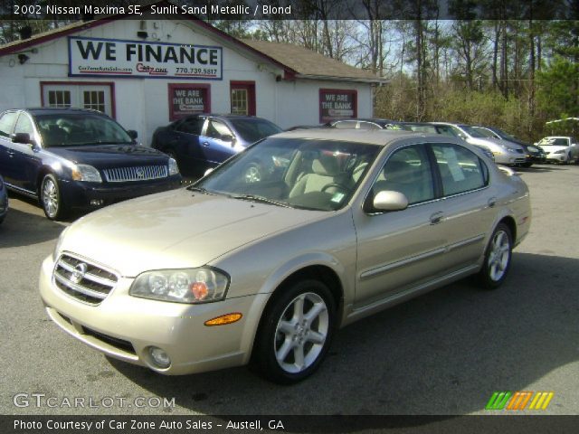 2002 Nissan Maxima SE in Sunlit Sand Metallic
