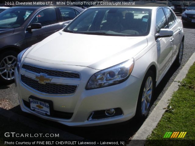 2013 Chevrolet Malibu LTZ in White Diamond Tricoat