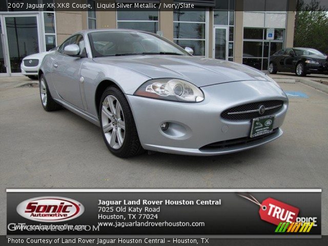 2007 Jaguar XK XK8 Coupe in Liquid Silver Metallic