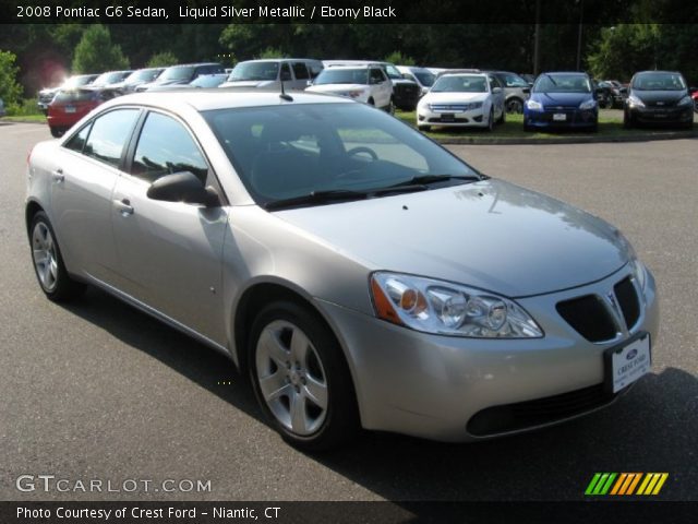 2008 Pontiac G6 Sedan in Liquid Silver Metallic