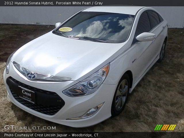 2012 Hyundai Sonata Hybrid in Porcelain White Pearl