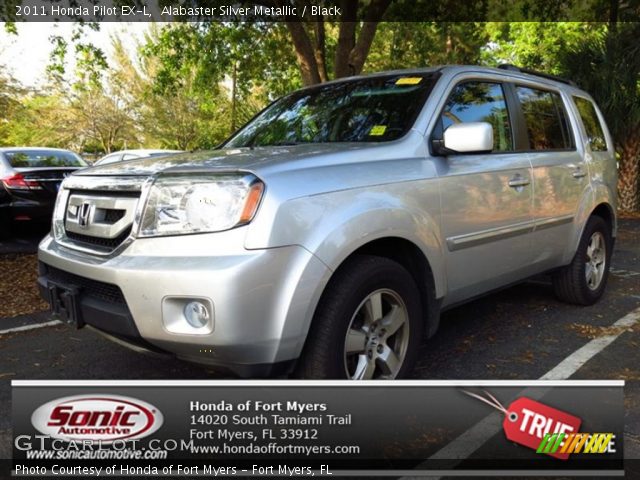 2011 Honda Pilot EX-L in Alabaster Silver Metallic