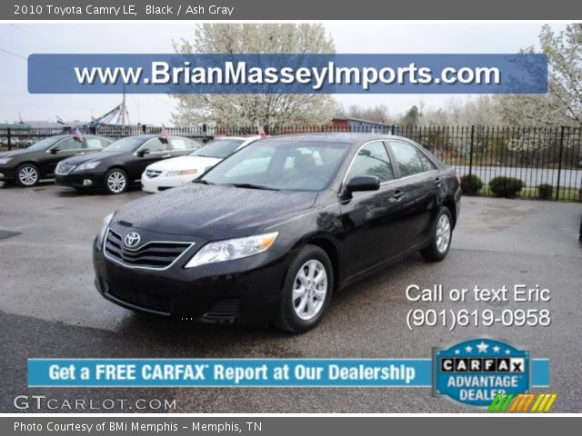 2010 Toyota Camry LE in Black