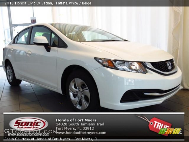 2013 Honda Civic LX Sedan in Taffeta White
