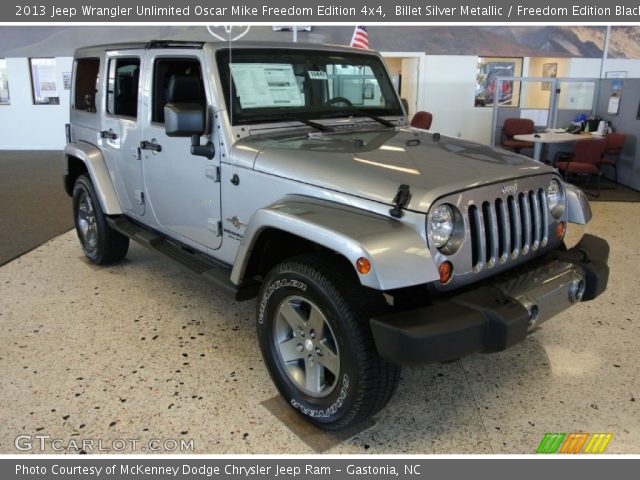 2013 Jeep Wrangler Unlimited Oscar Mike Freedom Edition 4x4 in Billet Silver Metallic