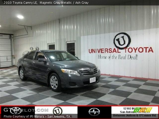2010 Toyota Camry LE in Magnetic Gray Metallic