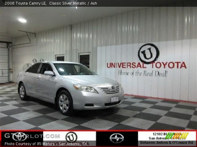 2008 Toyota Camry LE in Classic Silver Metallic