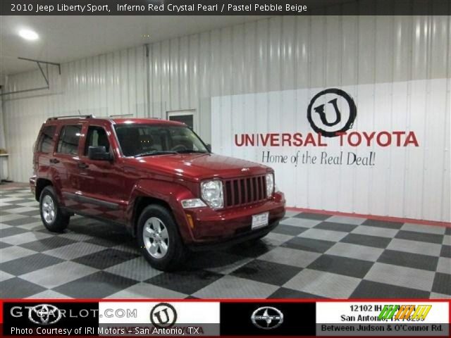 2010 Jeep Liberty Sport in Inferno Red Crystal Pearl