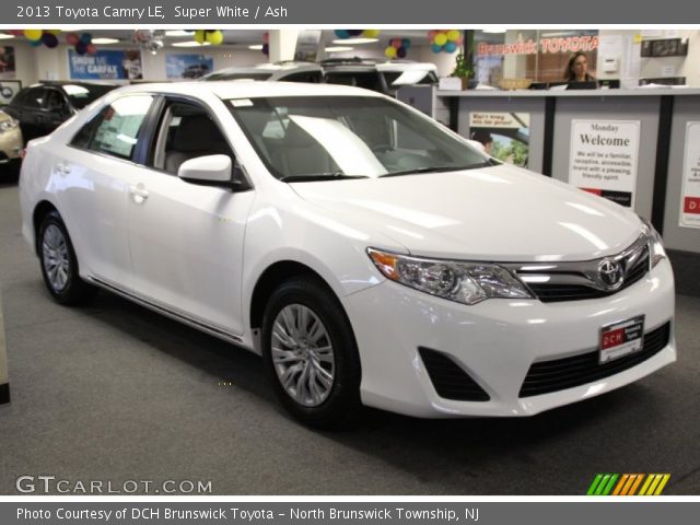2013 Toyota Camry LE in Super White