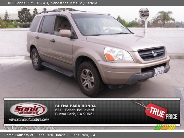 2003 Honda Pilot EX 4WD in Sandstone Metallic