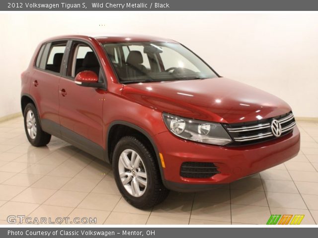 2012 Volkswagen Tiguan S in Wild Cherry Metallic