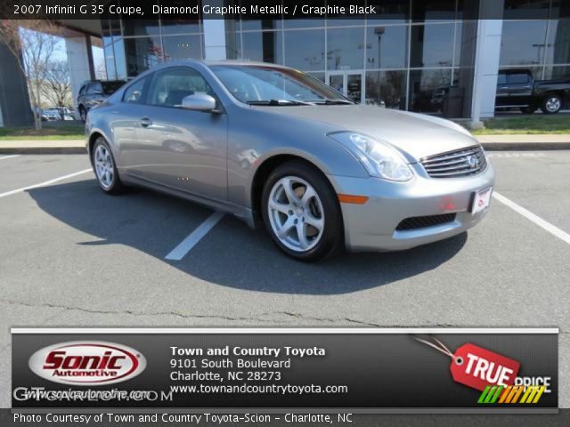 2007 Infiniti G 35 Coupe in Diamond Graphite Metallic