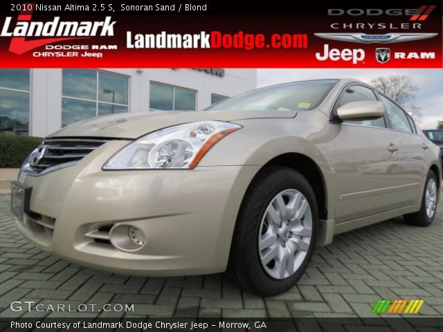 2010 Nissan Altima 2.5 S in Sonoran Sand