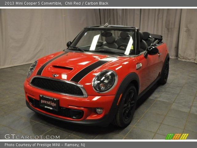 2013 Mini Cooper S Convertible in Chili Red