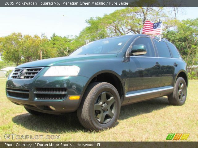 2005 Volkswagen Touareg V6 in Venetian Green Metallic