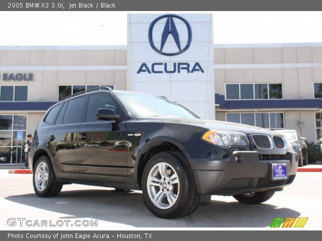 2005 BMW X3 3.0i in Jet Black
