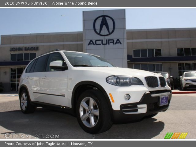 2010 BMW X5 xDrive30i in Alpine White
