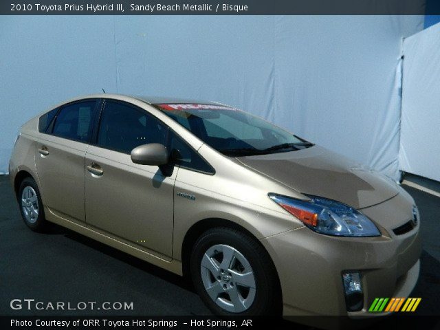 2010 Toyota Prius Hybrid III in Sandy Beach Metallic