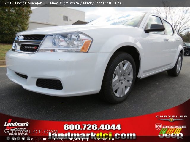 2013 Dodge Avenger SE in New Bright White