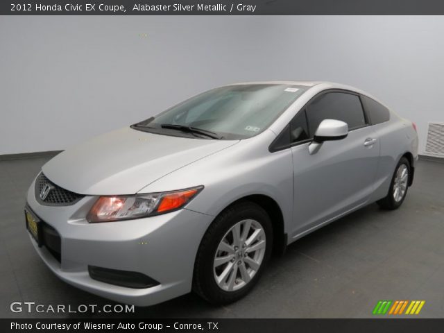 2012 Honda Civic EX Coupe in Alabaster Silver Metallic