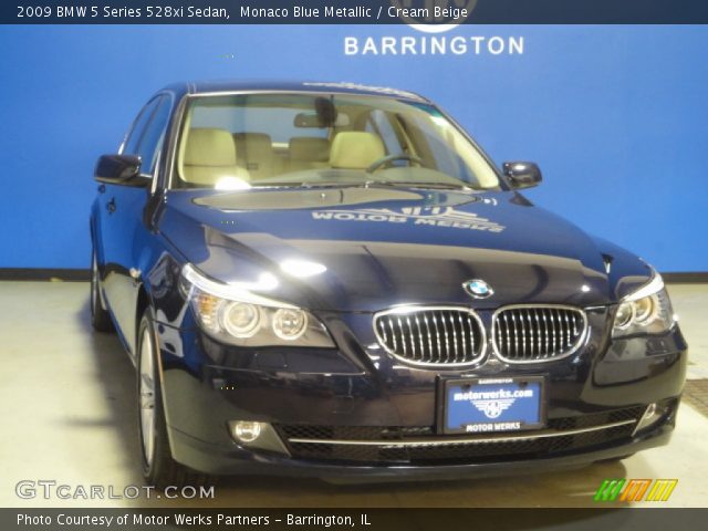 2009 BMW 5 Series 528xi Sedan in Monaco Blue Metallic