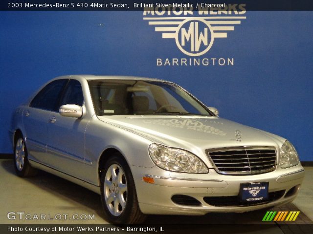 2003 Mercedes-Benz S 430 4Matic Sedan in Brilliant Silver Metallic