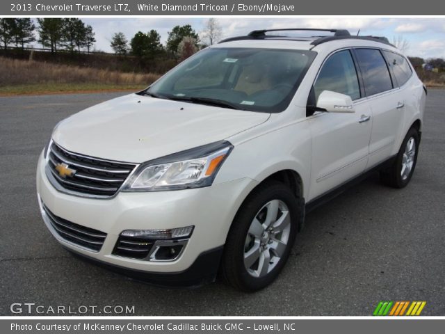 2013 Chevrolet Traverse LTZ in White Diamond Tricoat