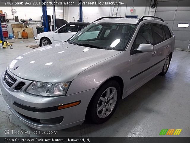 2007 Saab 9-3 2.0T SportCombi Wagon in Silver Metallic