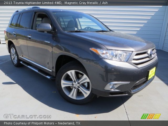 2013 Toyota Highlander Limited 4WD in Magnetic Gray Metallic