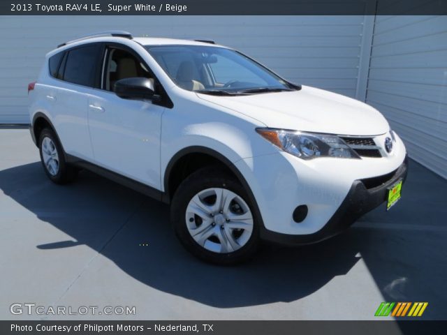 2013 Toyota RAV4 LE in Super White