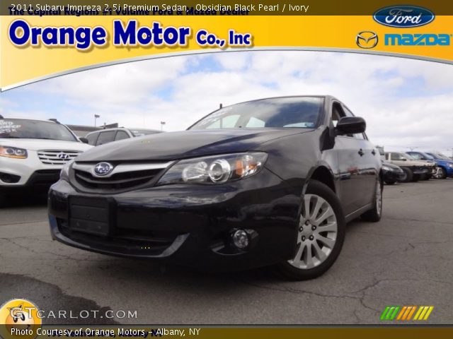 2011 Subaru Impreza 2.5i Premium Sedan in Obsidian Black Pearl