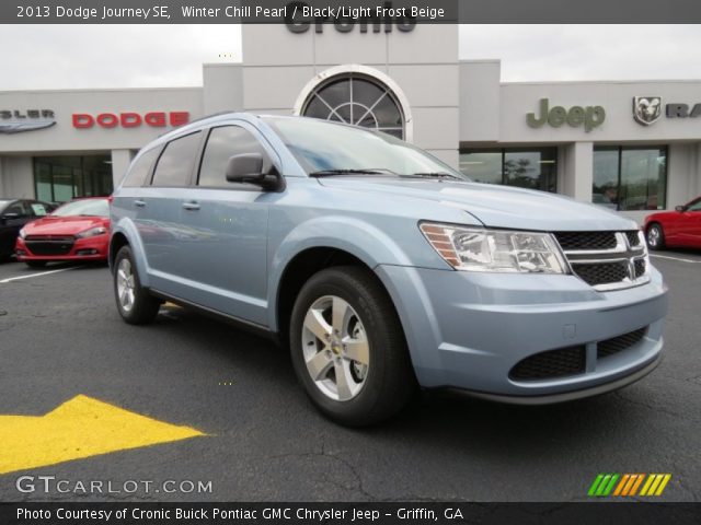 2013 Dodge Journey SE in Winter Chill Pearl