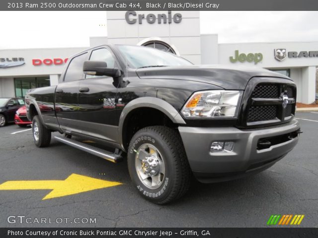 2013 Ram 2500 Outdoorsman Crew Cab 4x4 in Black