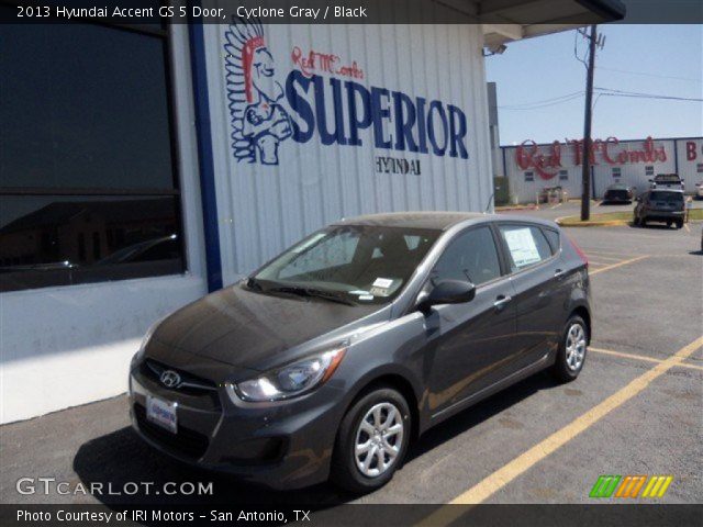 2013 Hyundai Accent GS 5 Door in Cyclone Gray