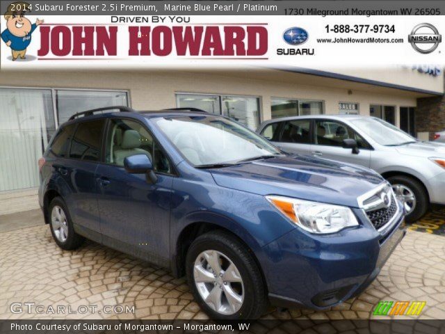 2014 Subaru Forester 2.5i Premium in Marine Blue Pearl