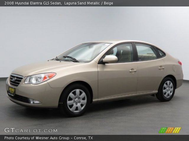 2008 Hyundai Elantra GLS Sedan in Laguna Sand Metallic