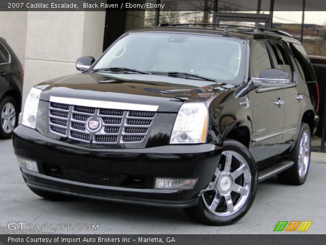 2007 Cadillac Escalade  in Black Raven