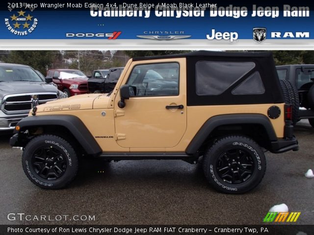 2013 Jeep Wrangler Moab Edition 4x4 in Dune Beige