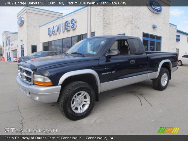 2002 Dodge Dakota SLT Club Cab in Patriot Blue Pearl