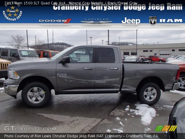 2013 Ram 1500 SLT Quad Cab 4x4 in Mineral Gray Metallic