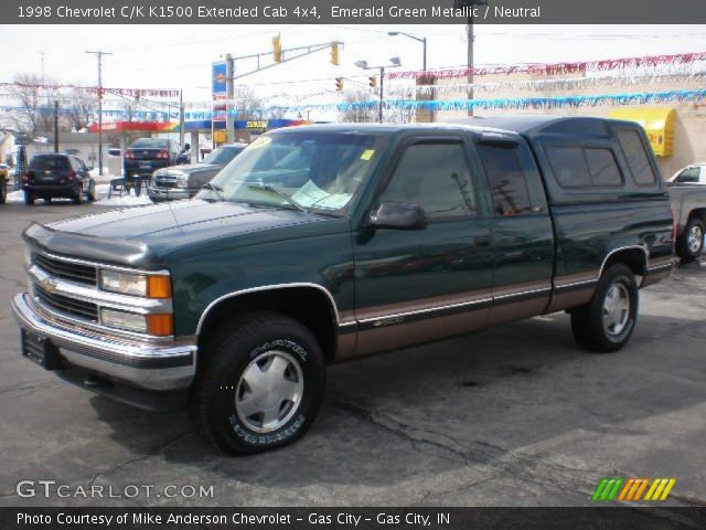 1998 Chevrolet C/K K1500 Extended Cab 4x4 in Emerald Green Metallic