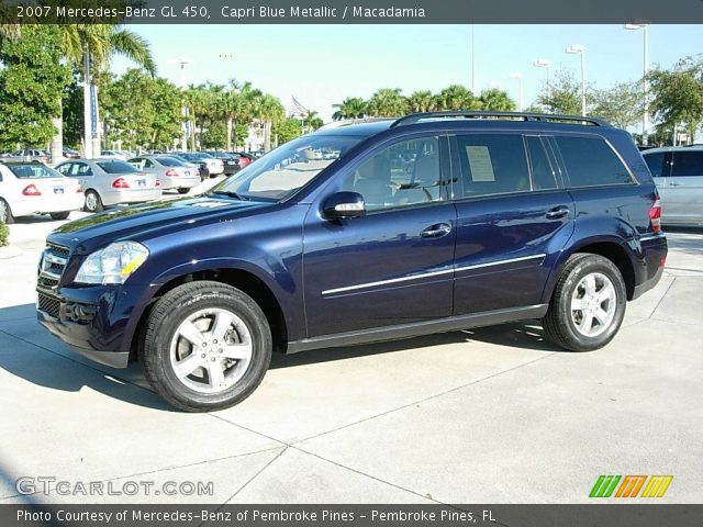 2007 Mercedes-Benz GL 450 in Capri Blue Metallic