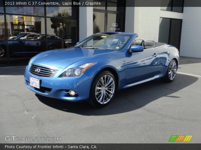 2013 Infiniti G 37 Convertible in Lapis Blue