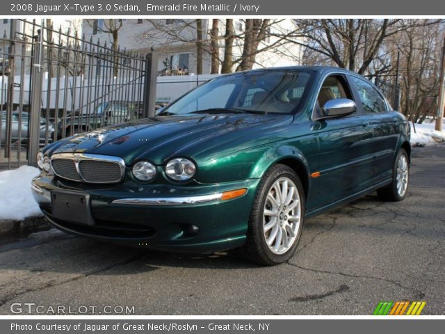 2008 Jaguar X-Type 3.0 Sedan in Emerald Fire Metallic