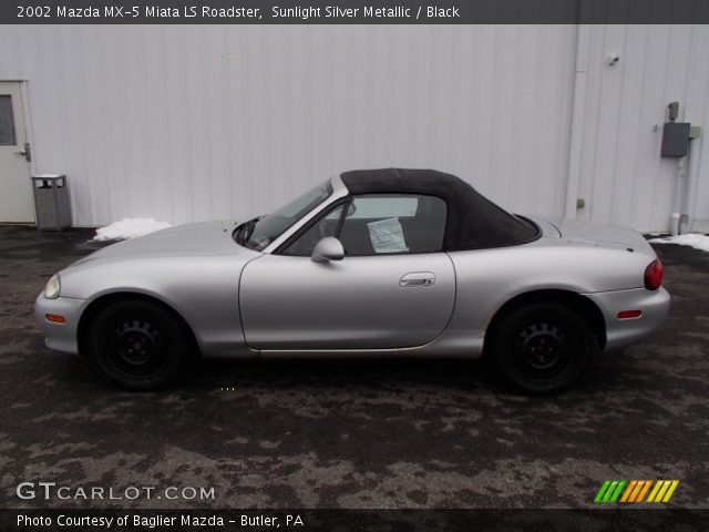 2002 Mazda MX-5 Miata LS Roadster in Sunlight Silver Metallic