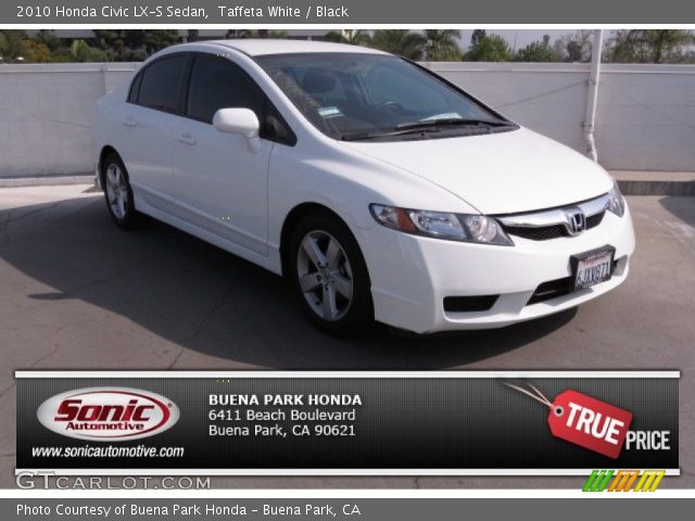 2010 Honda Civic LX-S Sedan in Taffeta White