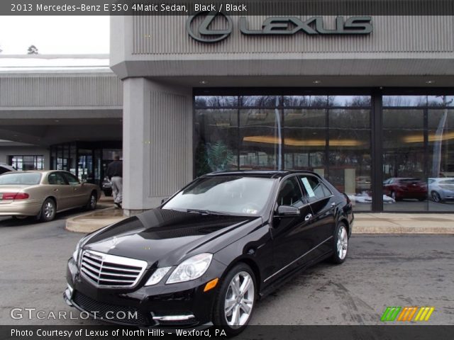 2013 Mercedes-Benz E 350 4Matic Sedan in Black