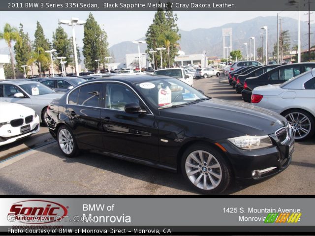 2011 BMW 3 Series 335i Sedan in Black Sapphire Metallic