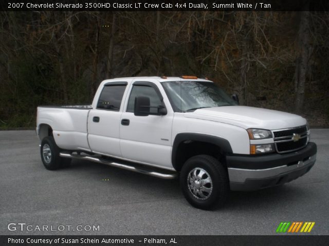 2007 Chevrolet Silverado 3500HD Classic LT Crew Cab 4x4 Dually in Summit White